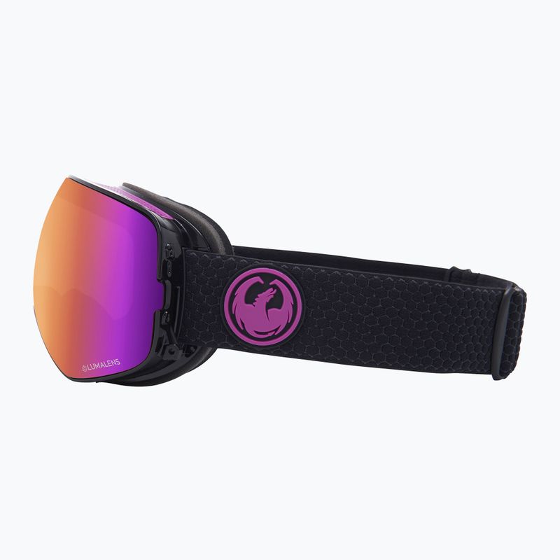 DRAGON X2S split/lumalens purple ion/lumalens amber slidinėjimo akiniai 30786/7230003 9