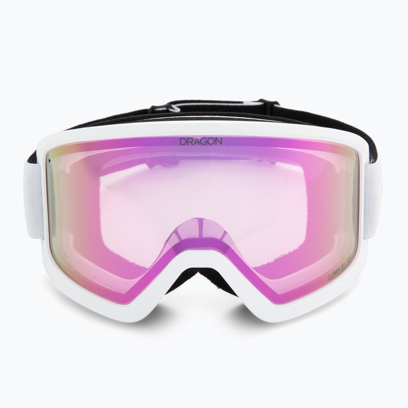Slidinėjimo akiniai Dragon DX3 OTG white/lumalens pink ion 2