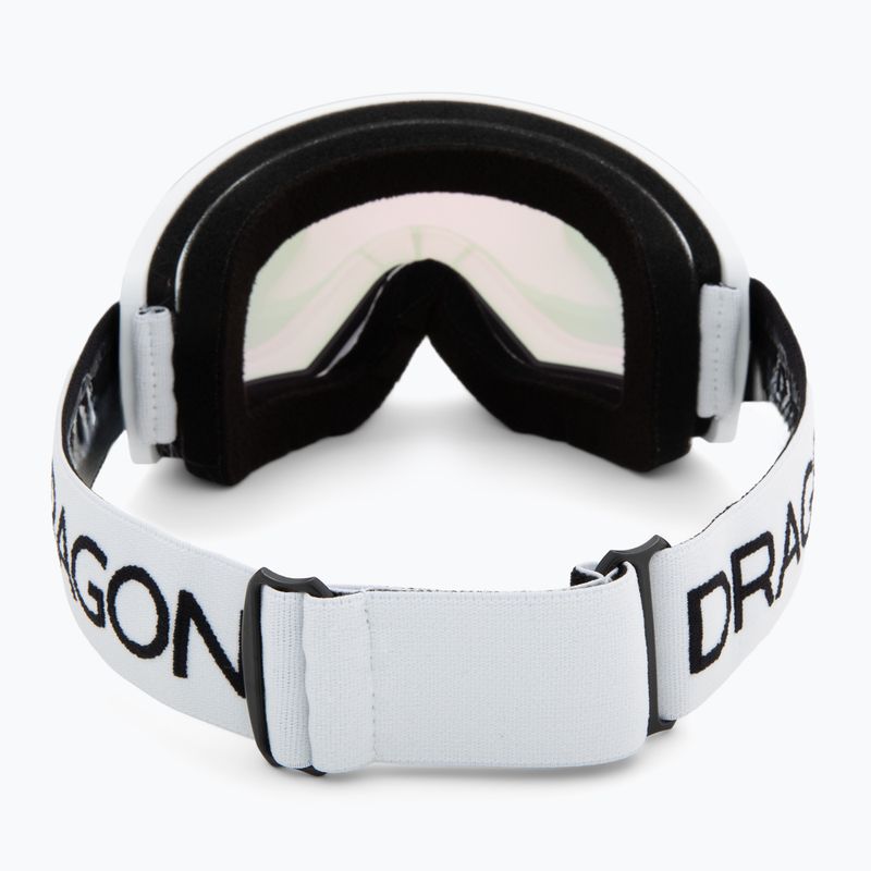 Slidinėjimo akiniai Dragon DX3 OTG white/lumalens pink ion 3