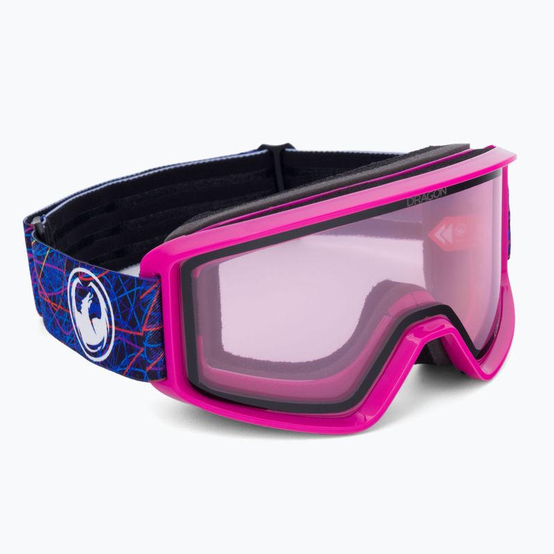 DRAGON DXT OTG scribble/lumalens light rose 47022-540 slidinėjimo akiniai