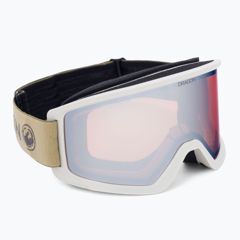 DRAGON DX3 OTG slidinėjimo akiniai block biege/lumalens silver ion