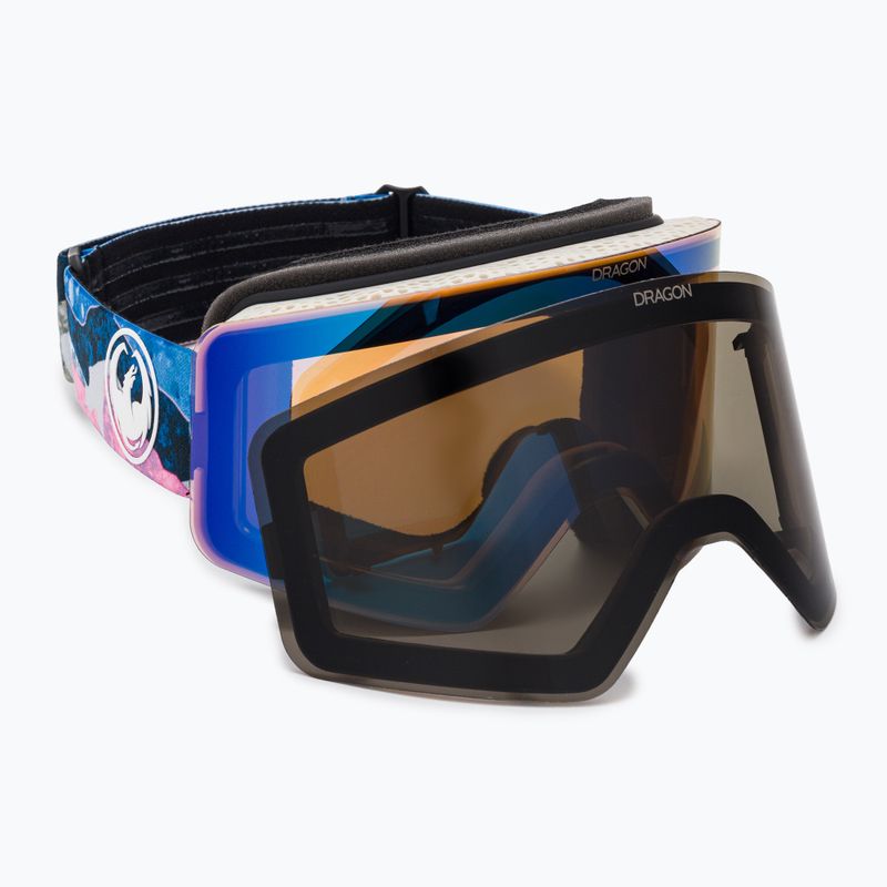 DRAGON R1 OTG mountain bliss/lumalens flash blue/lumalens dark smoke DRG110/6331429 slidinėjimo akiniai