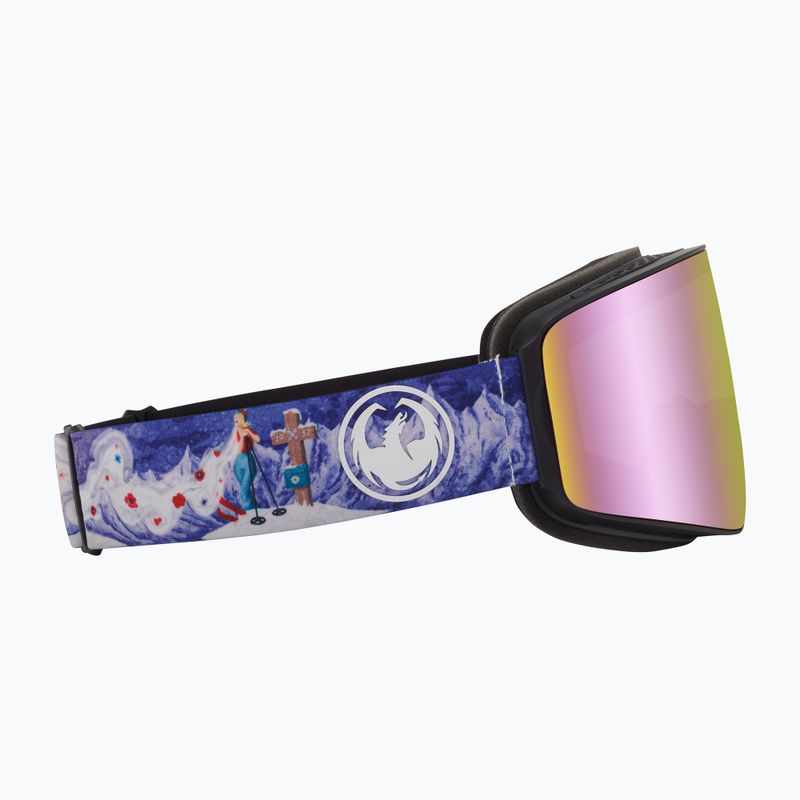 DRAGON PXV dennis renalter/lumalens pink ion/lumalens dark smoke slidinėjimo akiniai 38280/6534232 10