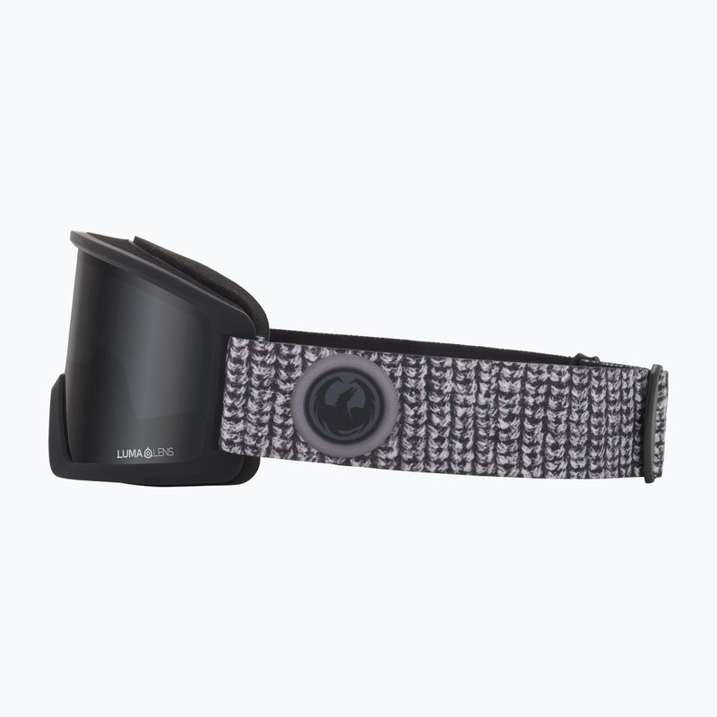 DRAGON DX3 OTG slidinėjimo akiniai megztinis oras / liuminescencinis stiklas tamsus dūmas 7