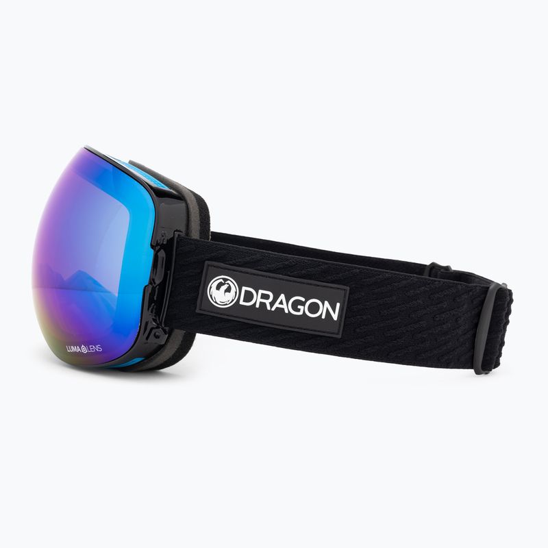 DRAGON X2 icon blue/lumalens blue ion/amber slidinėjimo akiniai 5