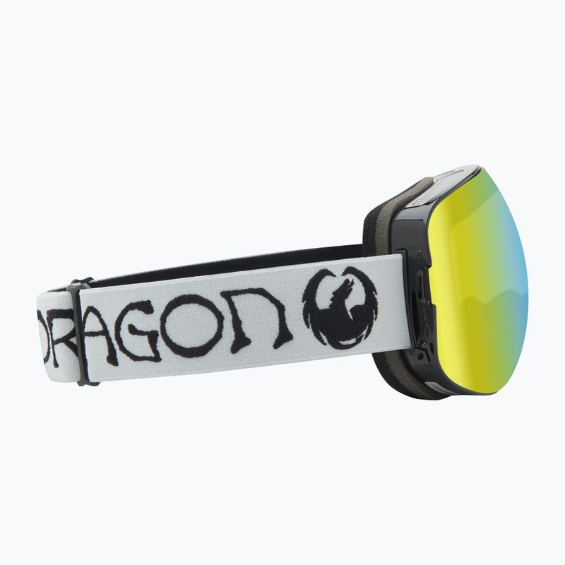 DRAGON X2 classic pilki/lumalens gold ion/amber slidinėjimo akiniai 8