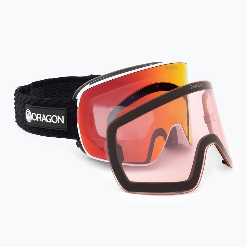 DRAGON NFX2 icon/lumalens red ion/rose slidinėjimo akiniai