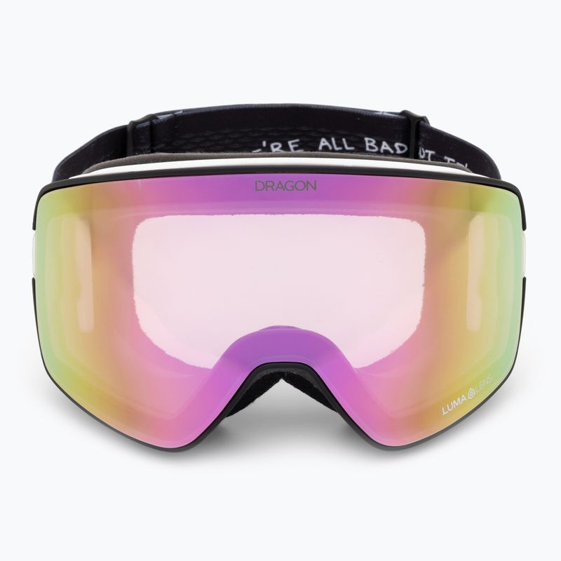 DRAGON NFX2 forest bailey signature/lumalens pink ion/midnight slidinėjimo akiniai 3