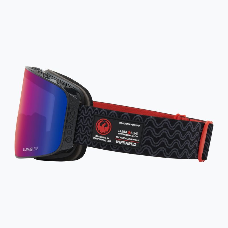 DRAGON NFX MAG OTG obsidian/lumalens solace ir/violetiniai slidinėjimo akiniai 9