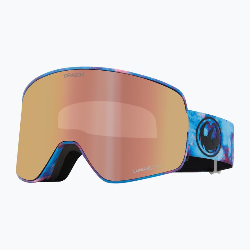 Slidinėjimo akiniai DRAGON NFX2 predator/lumalens rosegold ion+lumalens midnight 6