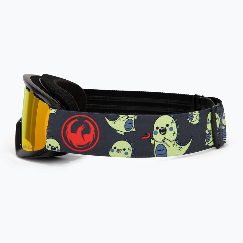 Vaikiški slidinėjimo akiniai Dragon LIL D Lil Kaiju/Lumalens Red Ion 4