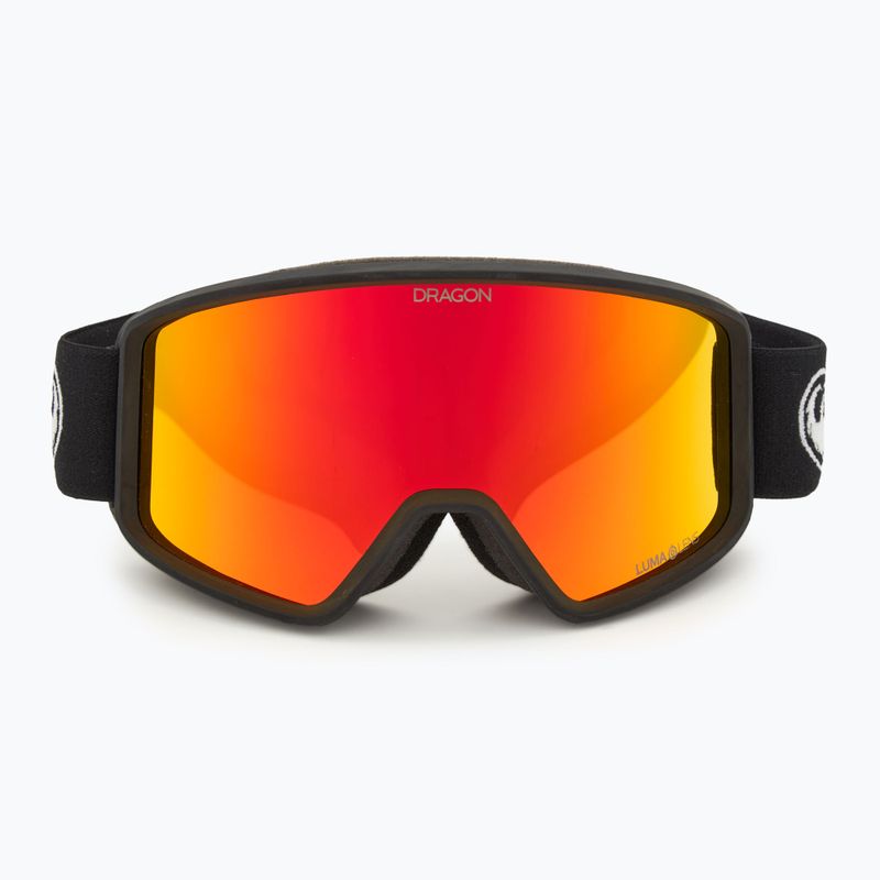 Slidinėjimo akiniai DRAGON DXT OTG black/lumalens red ion 2