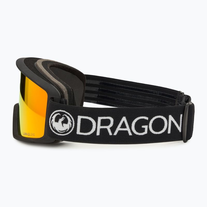 Slidinėjimo akiniai DRAGON DXT OTG black/lumalens red ion 4