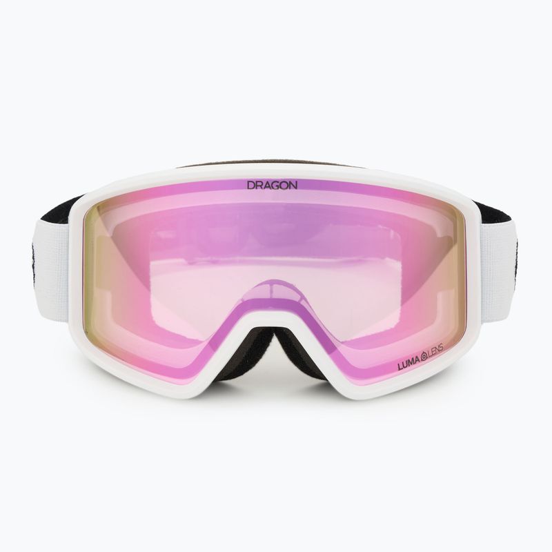 Slidinėjimo akiniai DRAGON DXT OTG white/lumalens pink ion 2