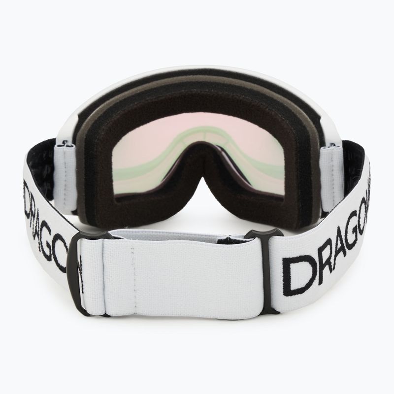 Slidinėjimo akiniai DRAGON DXT OTG white/lumalens pink ion 3