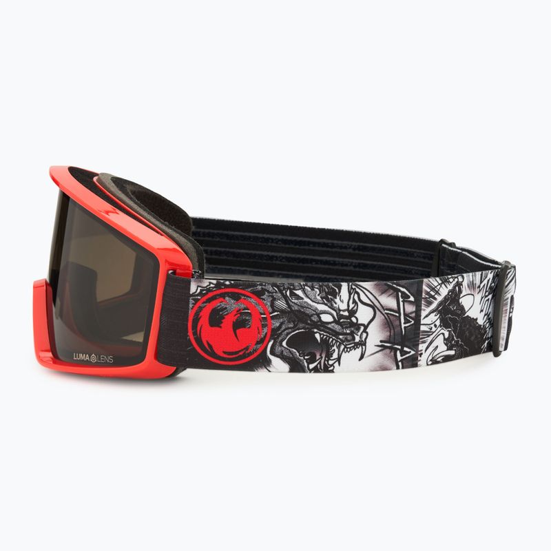 Slidinėjimo akiniai DRAGON DXT OTG manga/lumalens dark smoke 4