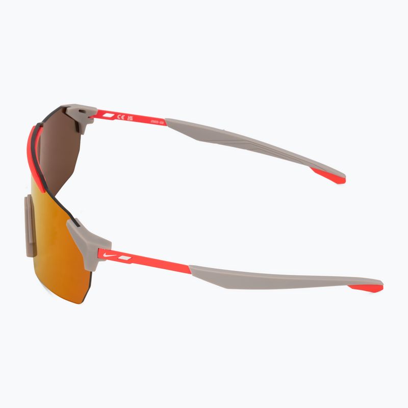 Akiniai nuo saulės Nike Limitless Shield college grey/orange mirror 4