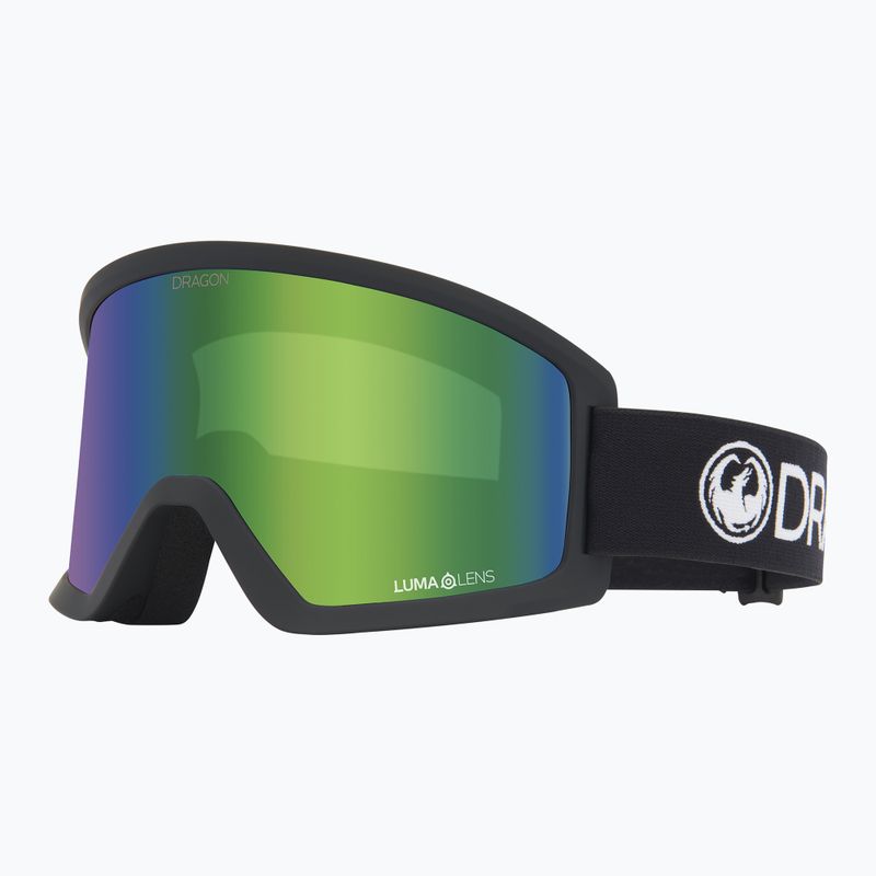 Slidinėjimo akiniai DRAGON DX3 L OTG black/lumalens green ion