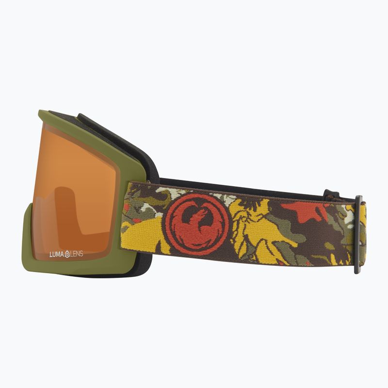 Slidinėjimo akiniai DRAGON DX3 L OTG leafy camo/lumalens amber 3