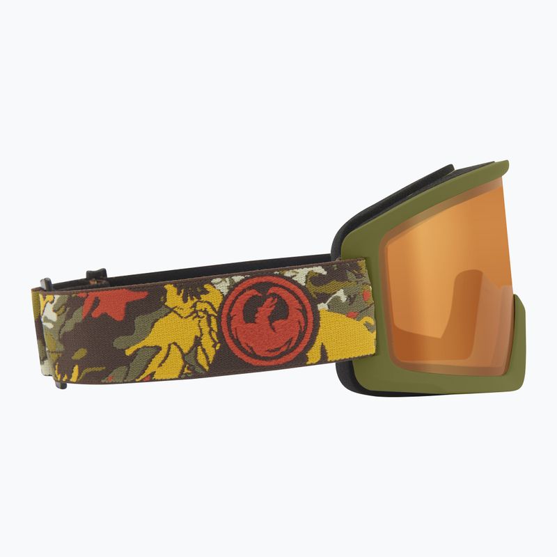 Slidinėjimo akiniai DRAGON DX3 L OTG leafy camo/lumalens amber 4