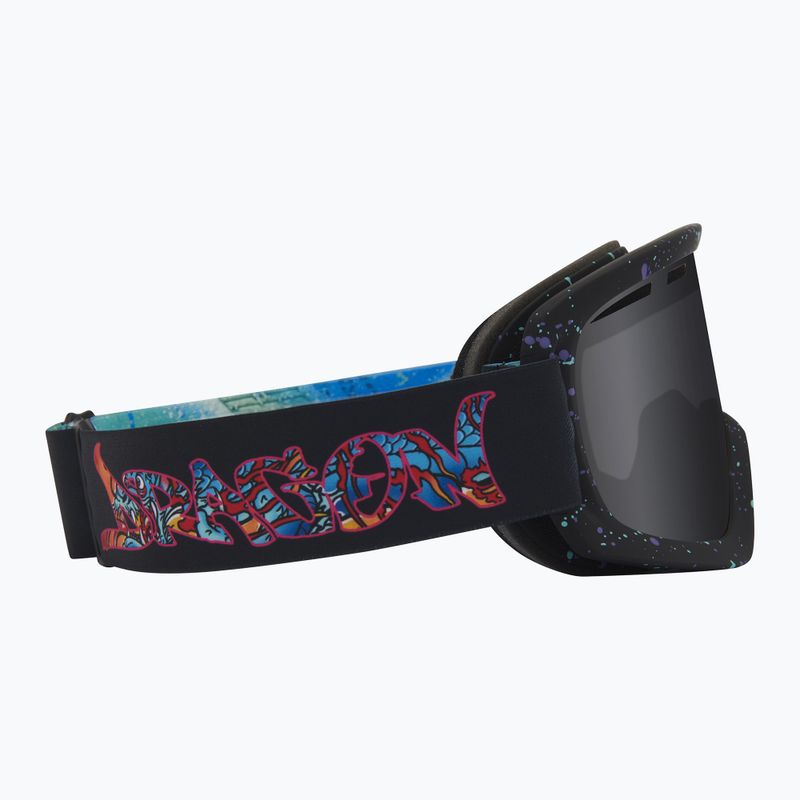Slidinėjimo akiniai DRAGON D1 OTG rattle can/Lumalens Dark Smoke/Lumalens Flash Blue 4