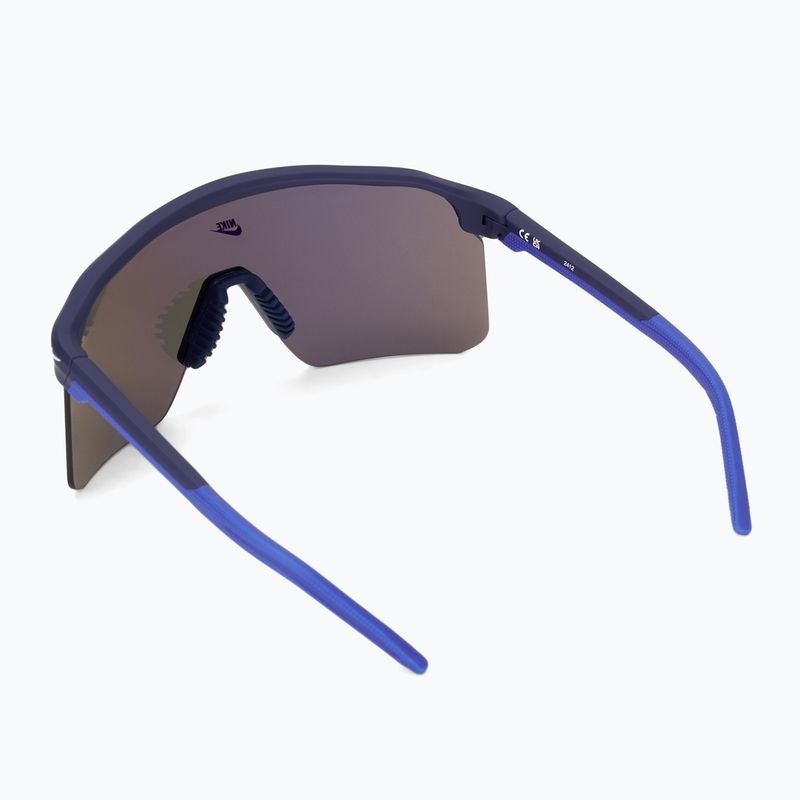 Akiniai nuo saulės Nike Expedition Shield matte blue void/ blue mirror 2