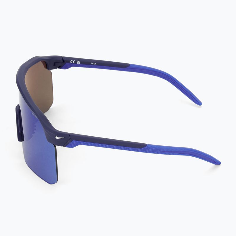 Akiniai nuo saulės Nike Expedition Shield matte blue void/ blue mirror 4