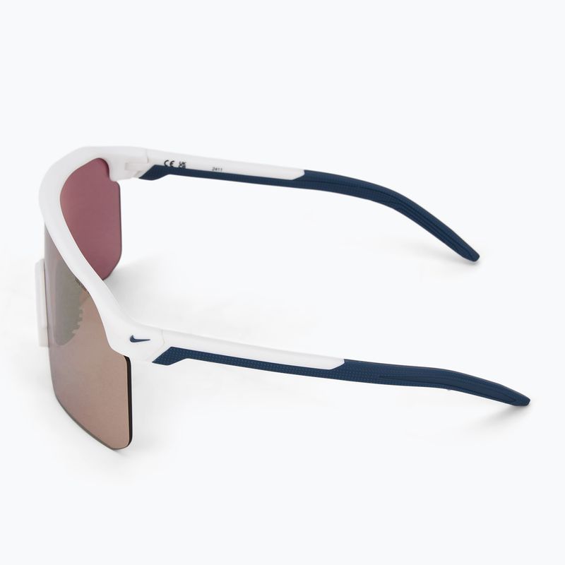 Akiniai nuo saulės Nike Expedition Shield E matte summit white/ road chrome mirror 4