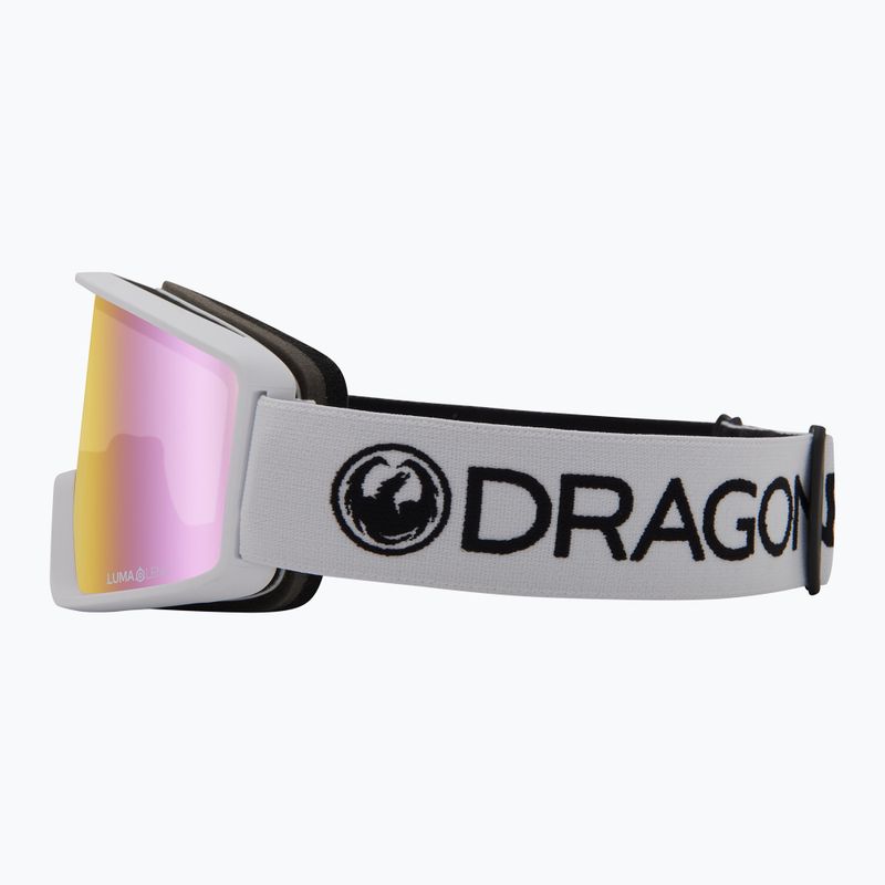 Slidinėjimo akiniai DRAGON DX3 OTG white/lumalens pink ion 6