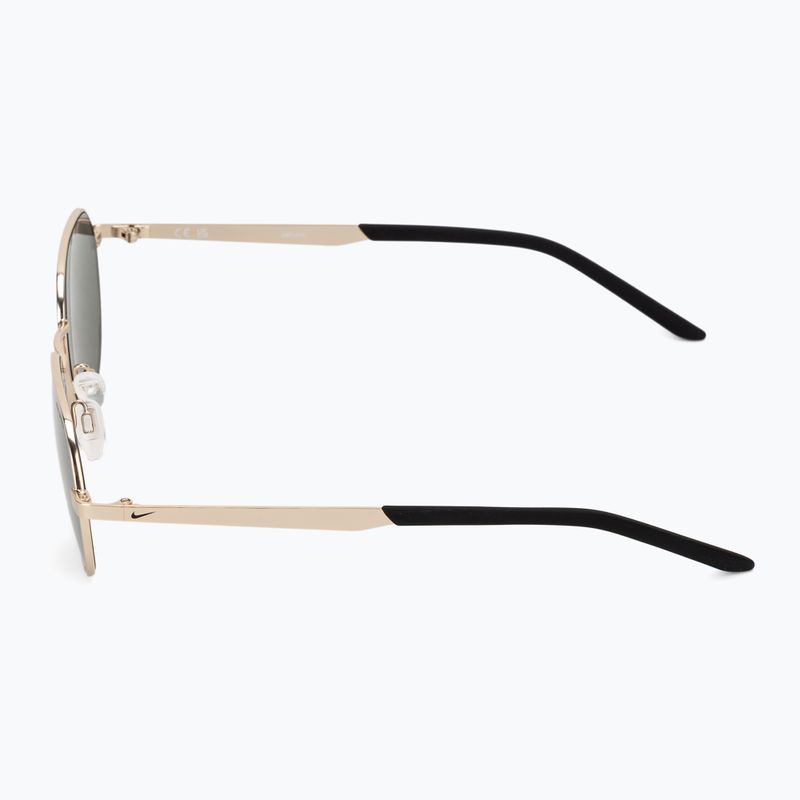Akiniai nuo saulės Nike Traveler Trend satin gold/green 4