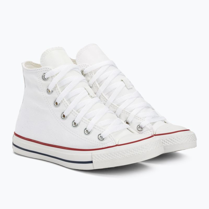 "Converse Chuck Taylor All Star Classic Hi" optiškai baltos spalvos sportbačiai 5