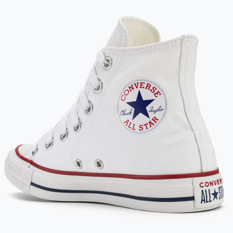 "Converse Chuck Taylor All Star Classic Hi" optiškai baltos spalvos sportbačiai 7