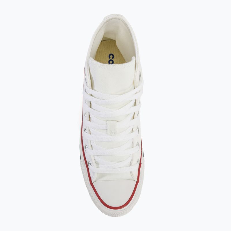 "Converse Chuck Taylor All Star Classic Hi" optiškai baltos spalvos sportbačiai 8