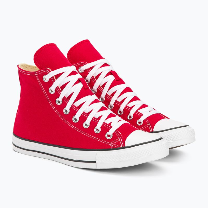 "Converse Chuck Taylor All Star Classic Hi" raudonos spalvos sportbačiai 4