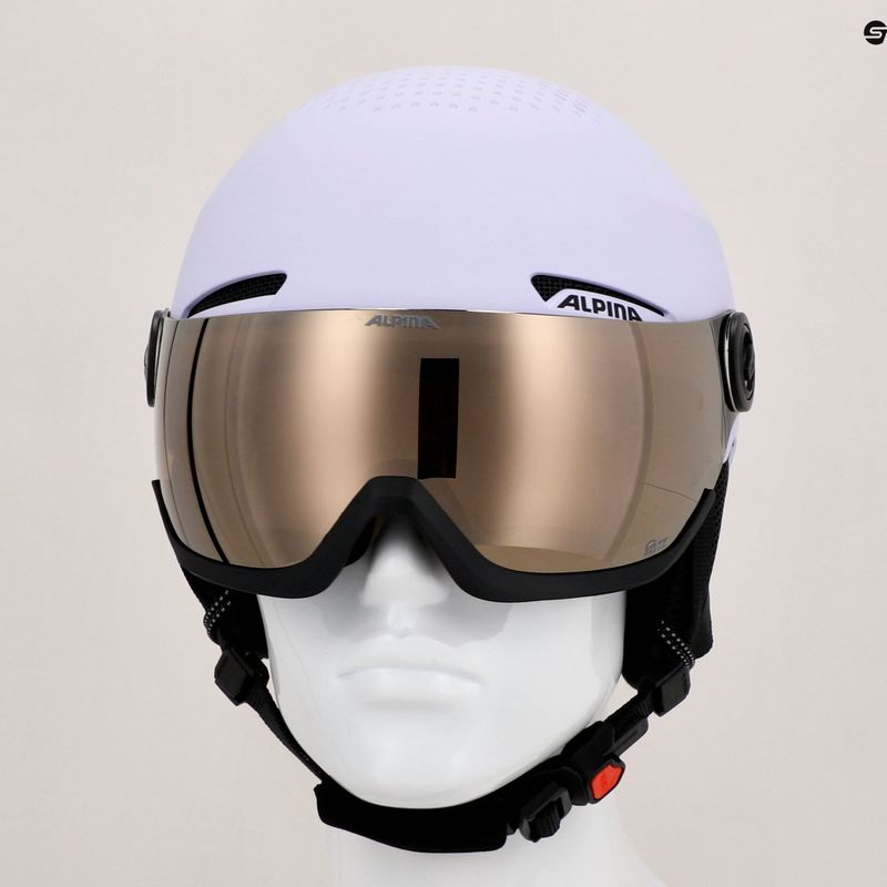 Slidinėjimo šalmas Alpina Arber Visor Q Lite lilac matt 7