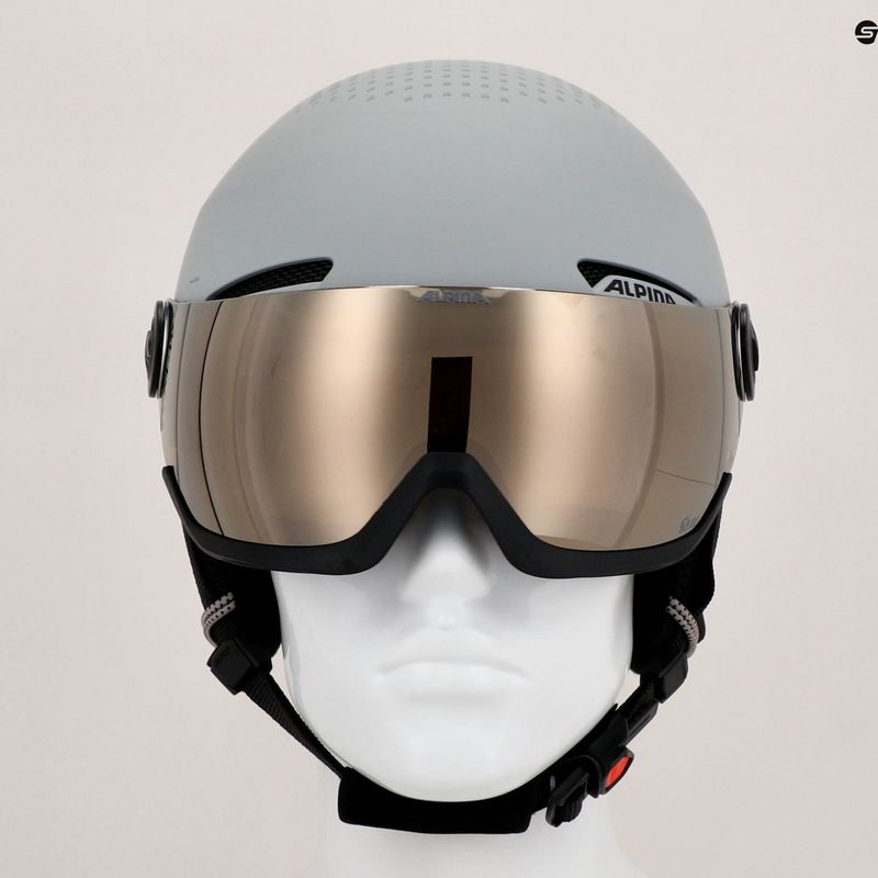 Slidinėjimo šalmas Alpina Arber Visor Q Lite grey matt 7