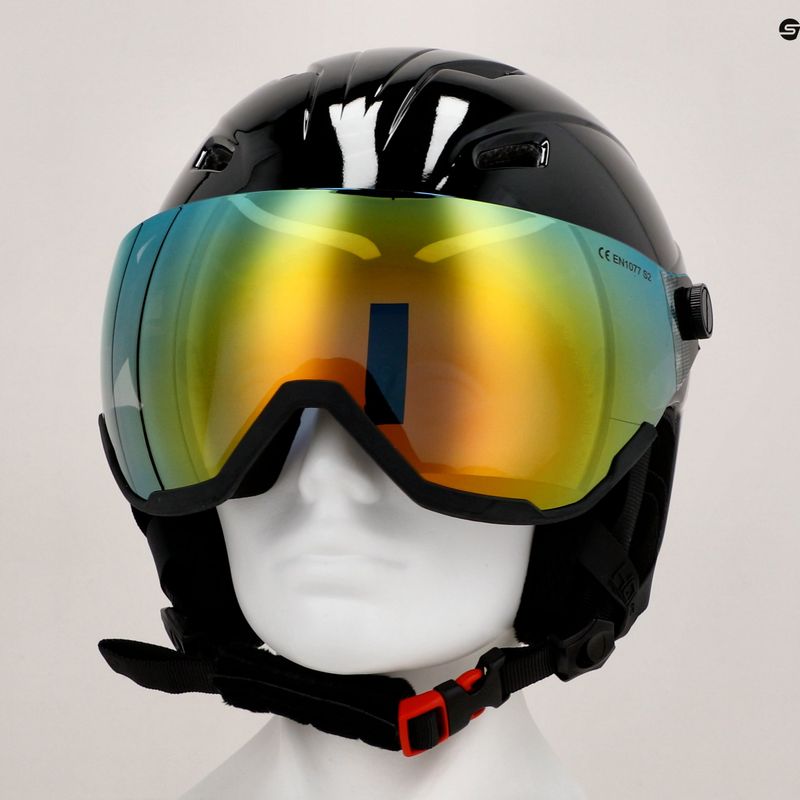 Moteriškas slidinėjimo šalmas 4F F032 deep black 11