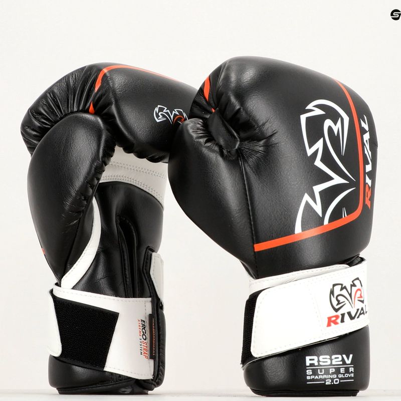 Bokso pirštinės Rival Super Sparring 2.0 black 14