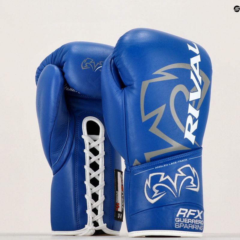 Bokso pirštinės Rival RFX-Guerrero Sparring -SF-H blue 9