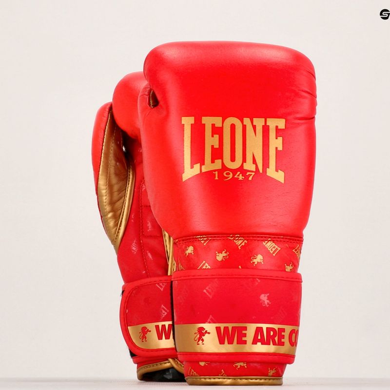 Bokso pirštinės LEONE 1947 Dna rosso/red 14