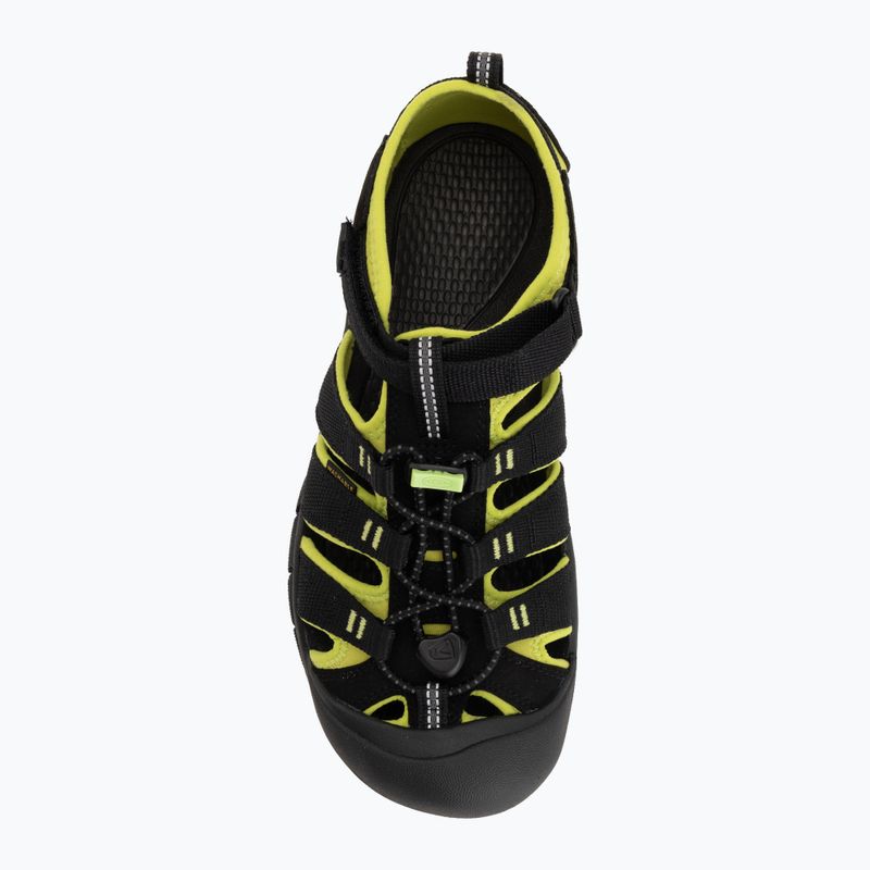 Vaikiškos basutės KEEN Newport H2 black/lime green 5
