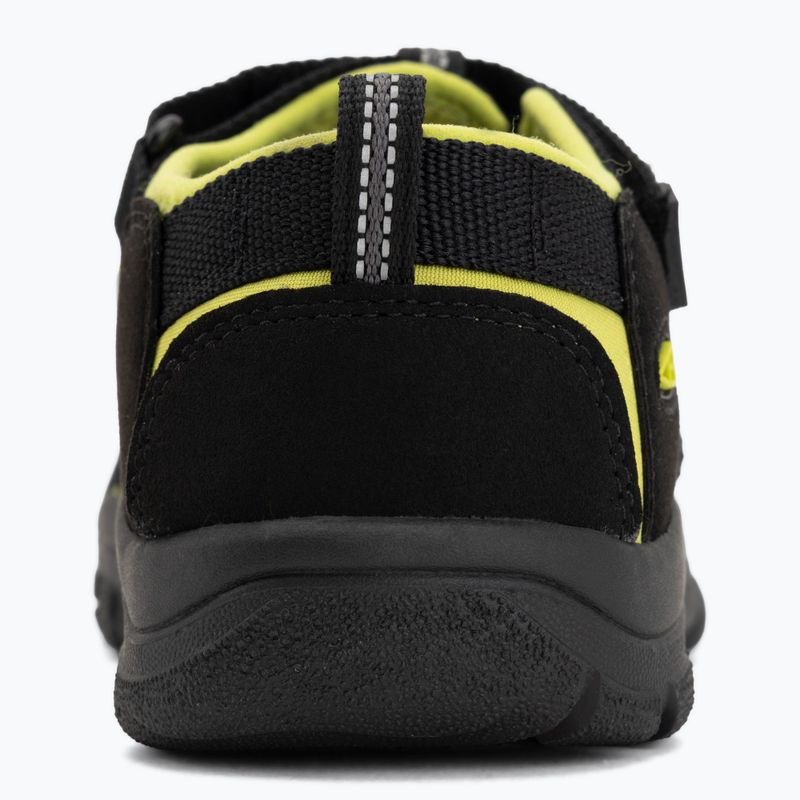 Vaikiškos basutės KEEN Newport H2 black/lime green 6