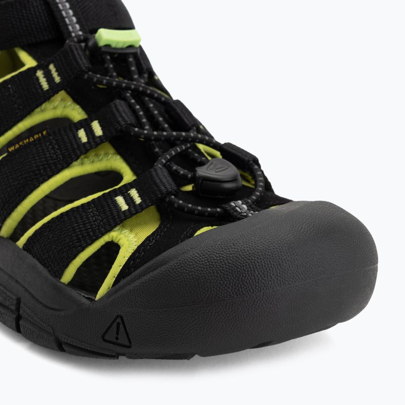 Vaikiškos basutės KEEN Newport H2 black/lime green 7