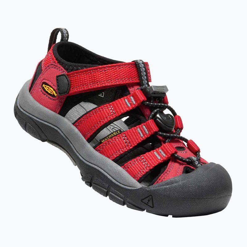 Vaikiški žygio sandalai KEEN Newport H2 ribbon red/gargoyle 7