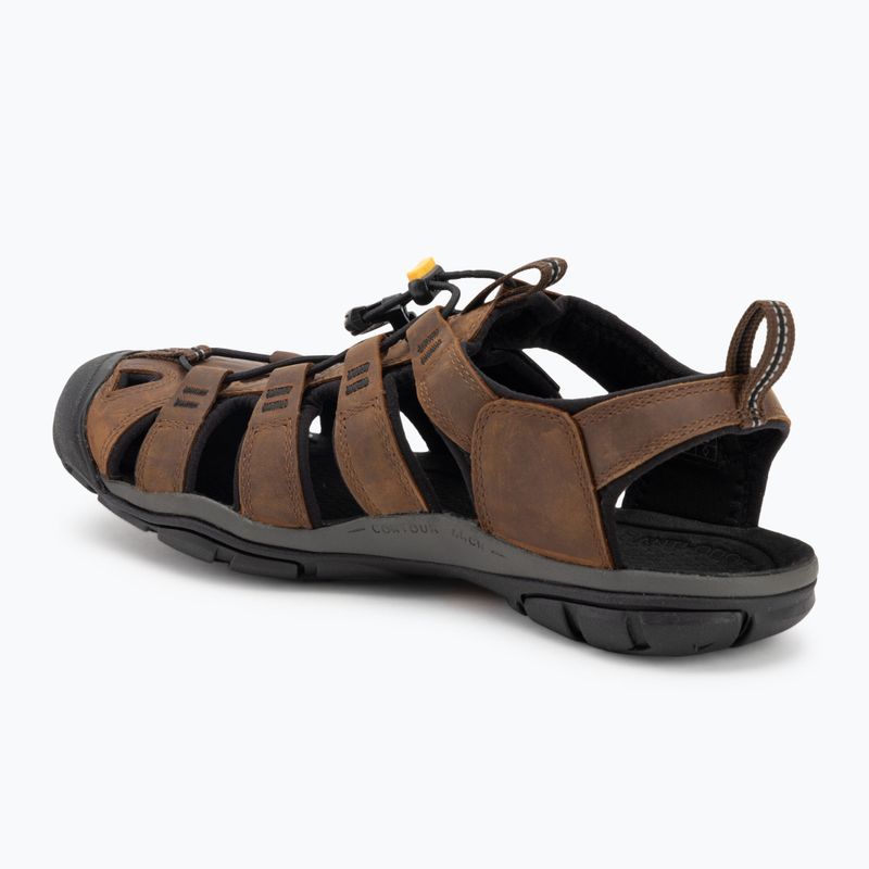 Vyriškos basutės KEEN Clearwater Cnx Leather dark earth/black 3