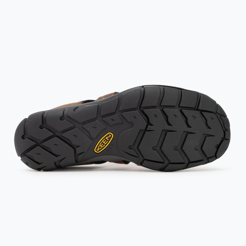 Vyriškos basutės KEEN Clearwater Cnx Leather dark earth/black 4