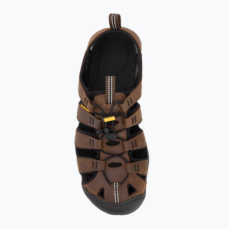 Vyriškos basutės KEEN Clearwater Cnx Leather dark earth/black 5