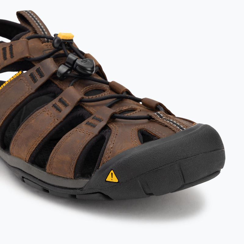 Vyriškos basutės KEEN Clearwater Cnx Leather dark earth/black 7