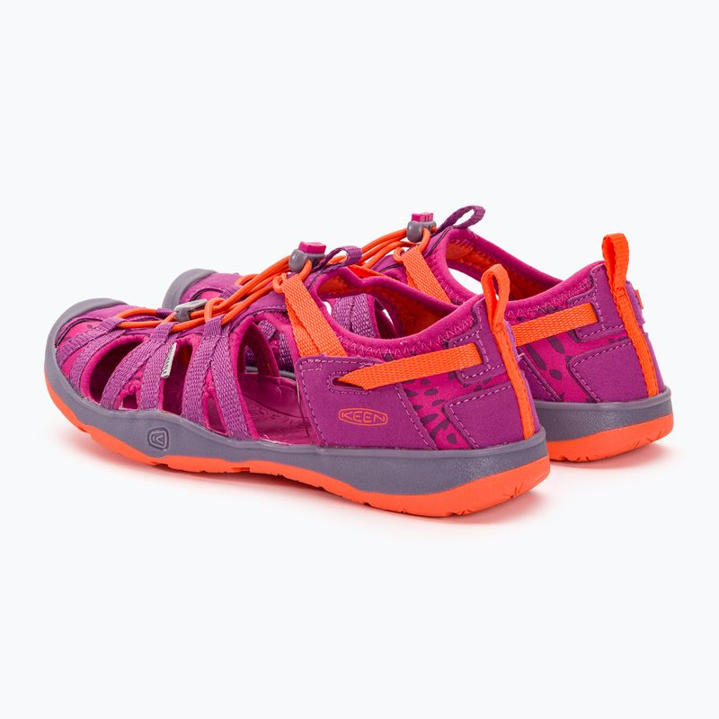 Vaikiški žygio sandalai KEEN Moxie purple wine/nasturtium 3