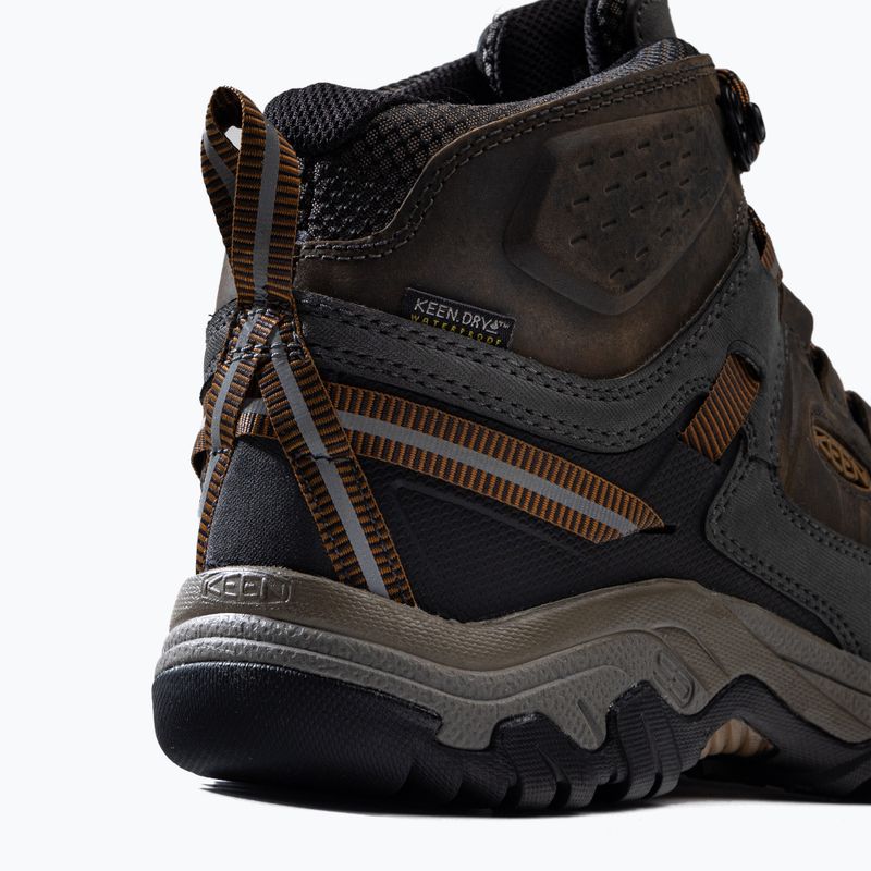Vyriški trekingo batai KEEN Targhee III Mid black olive 1017787 8